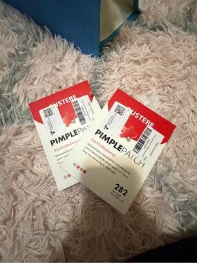 Hydrocolloid Acne Spot Patches - Red & White
